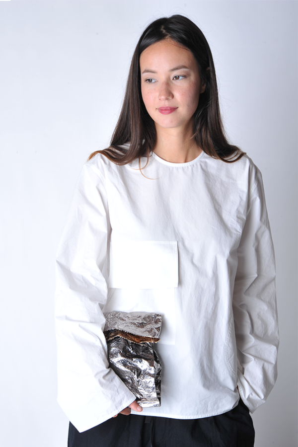 Zilla Titan Metallic Foil Lunch Bag - Gray