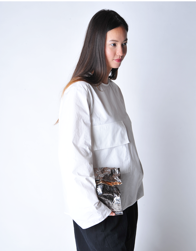 Zilla Titan Metallic Foil Lunch Bag - Gray