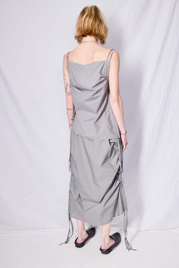 Baserange Ziti Grey Pictorial Strap Top | Garmentory