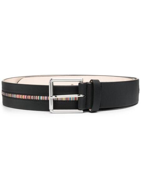 Namacheko Black Leather Brogue Belt | Garmentory
