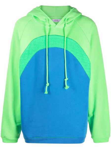 ERL｜HOODIES/SWEATS (Rainbow Hoodie Knit - Blue (ERL07T0 ERL: Men's Rainbow Hoodie Knit (Blue) | DSMNY E-SHOP