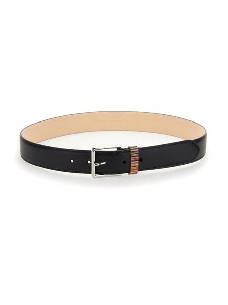 小物 OUR LEGACY 2CM FLOWERS ON BLACK LEATHER Our Legacy 2cm Flowers Belt - Black Leather | Garmentory
