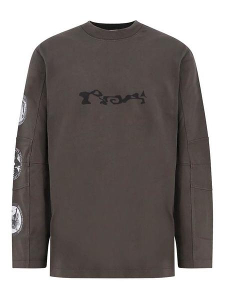 値下げ中　ROA Hemp crewneck ブラウン ROA-Brown-Hemp-Crewneck---