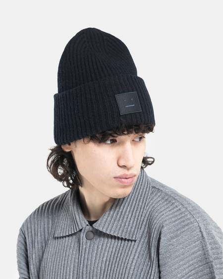 Acne Studios Wool Mohair Beanie - Green | Garmentory