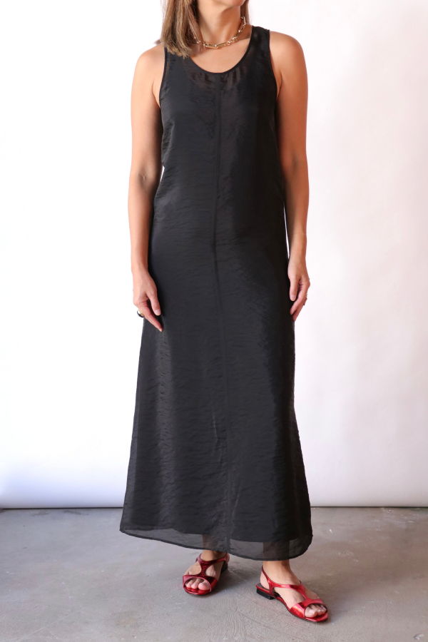 Gauchere Sleeveless A-Line Dress