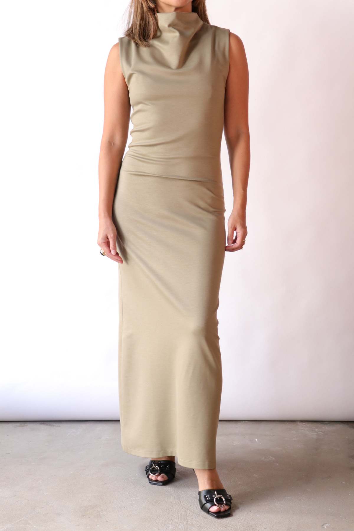 Gauchere Sleeveless Long Dress - Image 1 of 4