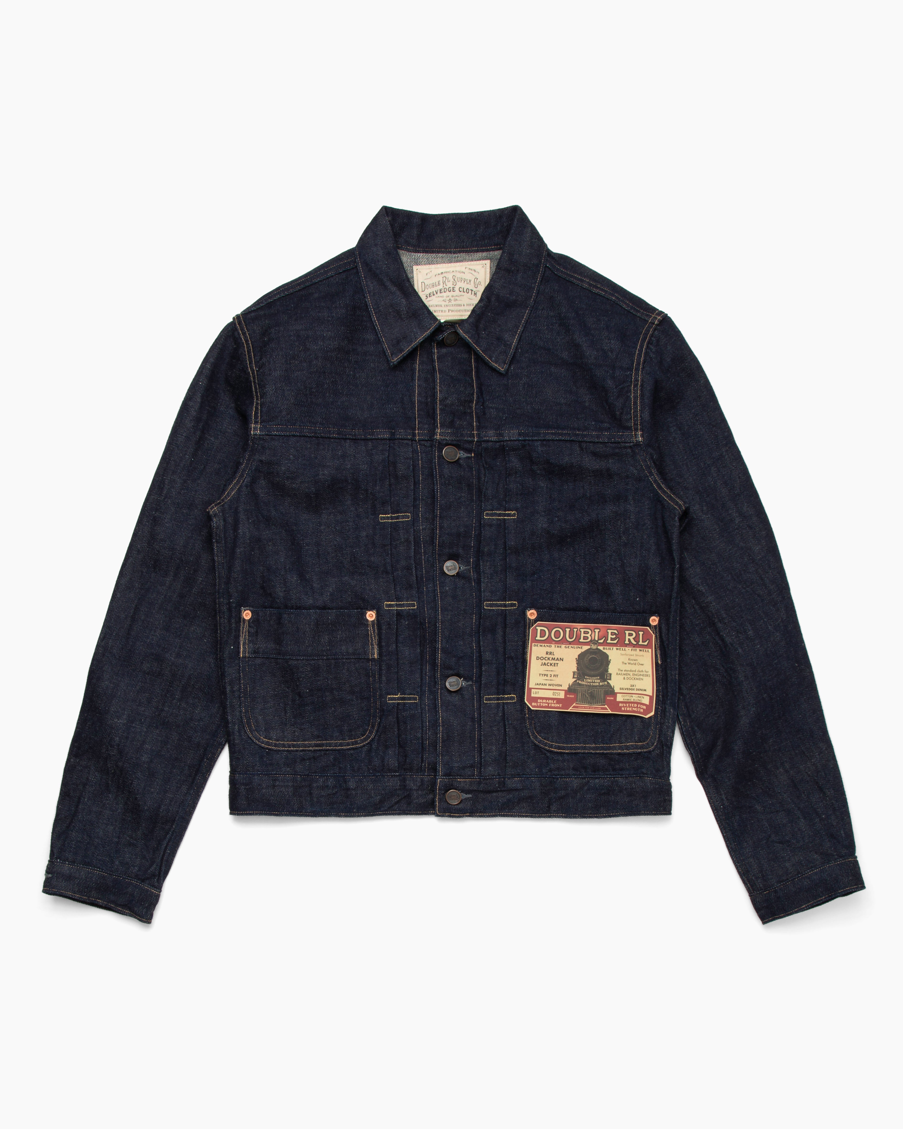 RRL Railroaders Denim Jacket - Rinse | Garmentory