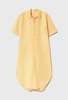 Silk Laundry Short Sleeve Boyfriend Shirt Dress - Margarita - Thumbnail 1
