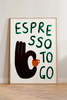 Lune Club Espresso To Go Print - Thumbnail 2