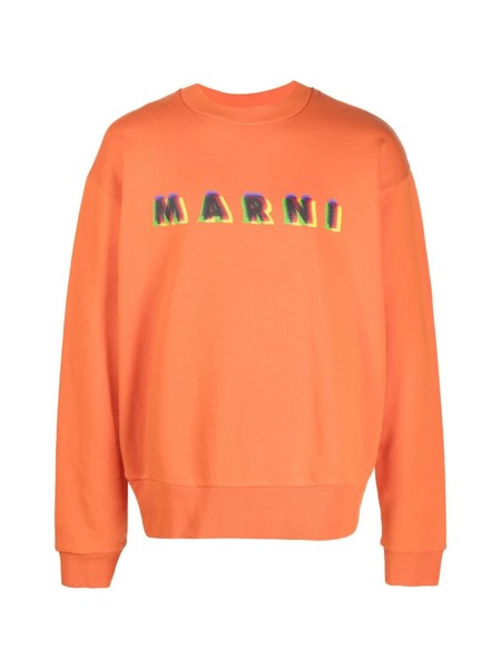 ★MARNI★ Logo Sweatshirt Light Orange FUMU0074P9USCU87L1R31 Marni SWEATSHIRT - LIGHT ORANGE | feature | REVERSIBLE