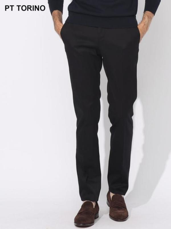 PT TORINO Trousers - Black