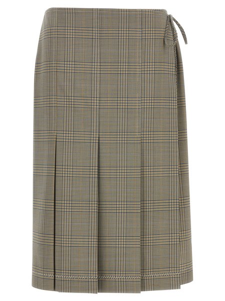 Marni Flounced Sheath Skirt - Black | Garmentory