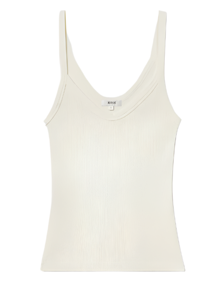 Hyein Seo Layered Shirring Top - Ivory | Garmentory