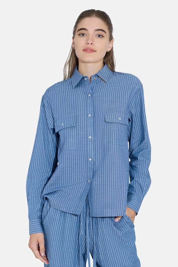 The Tile Club Coco Denim Overshirt