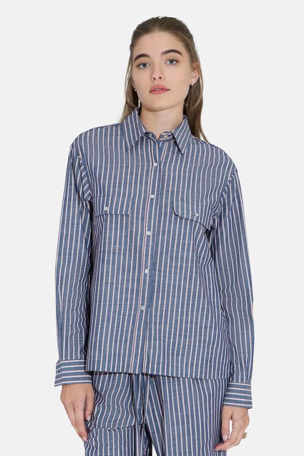 The Tile Club Coco Denim Overshirt