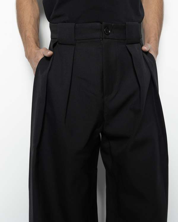 パンツ common divisor basel pants BASEL TRIPLE PLEATED PANTS W/P – COMMON DIVISOR