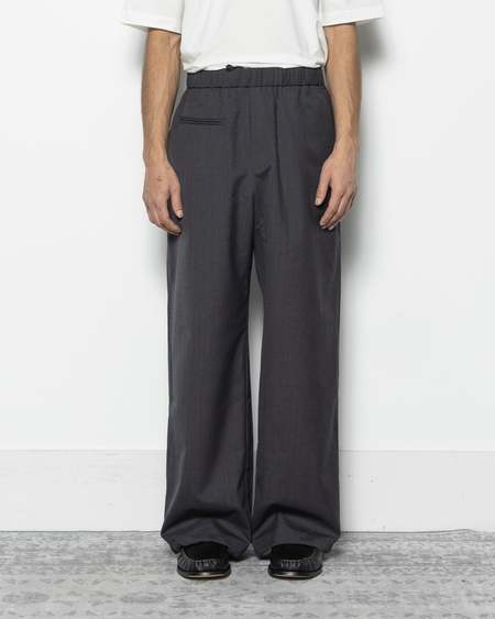 COMMON DIVISOR Sinuate Drawstring Pants - White | Garmentory