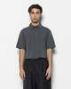 hypegolf PAF Half-Zip Polo T-Shirt - Charcoal - Thumbnail 1