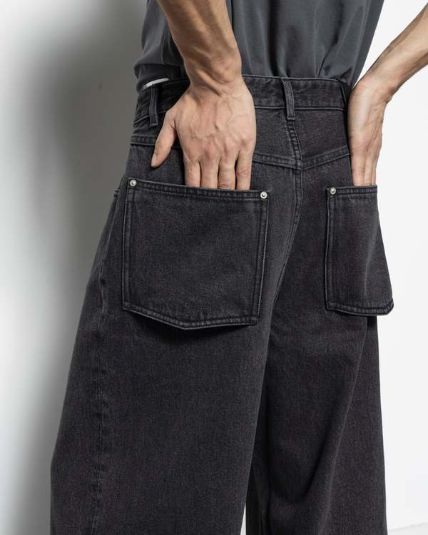COMMON DIVISOR Pollux Washed Denim Pants | Garmentory