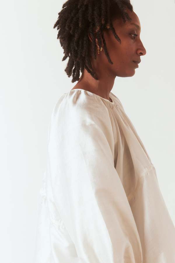 Bunon Back Button Blouse | Garmentory