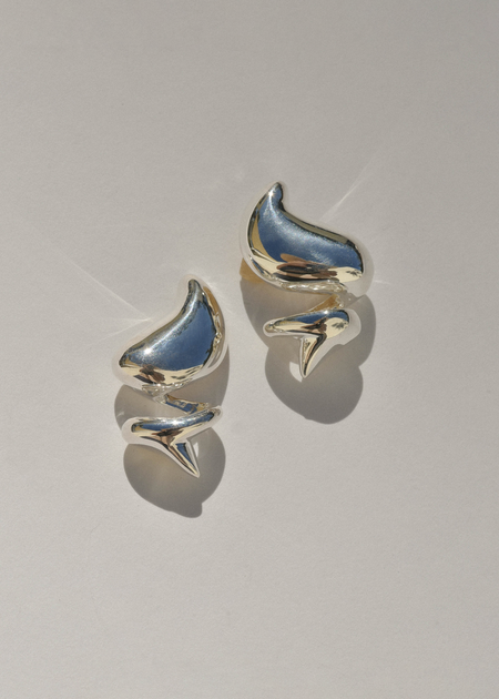 Leigh Miller White Bronze Grande Barrette Leigh Miller White Bronze Grande Barrette | Garmentory main image 2