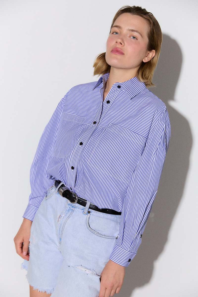 Kas Maria Thin Stripe Shirt