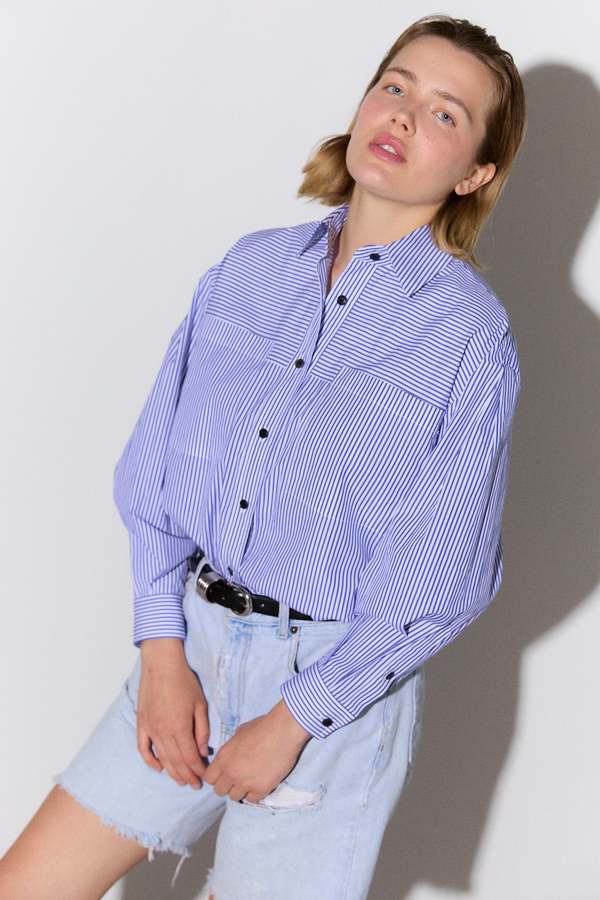 Kas Maria Thin Stripe Shirt