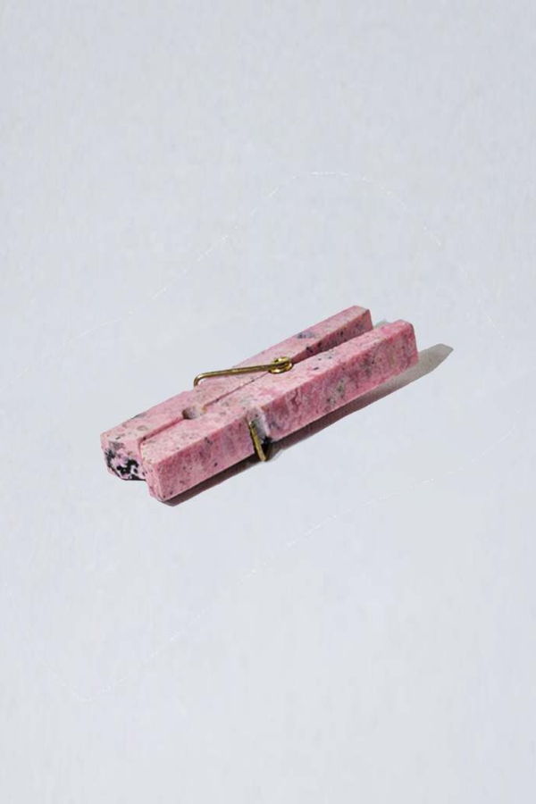 Decorative gemstone Laundry Clip - Rhodonite Pink