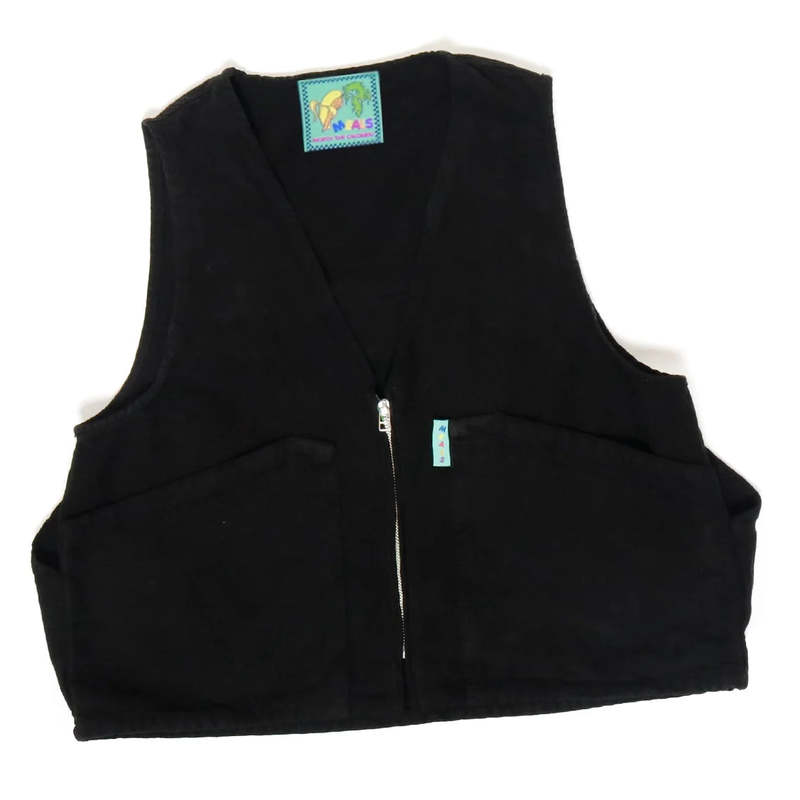 Meals Work Vest - Licorice Black/Blue Cheese Meals Work Vest - Licorice Black/Blue Cheese