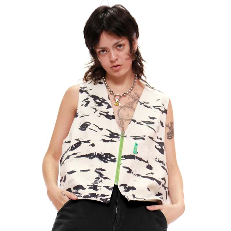 Meals Work Vest - Licorice Black/Blue Cheese Meals Work Vest - Licorice Black/Blue Cheese