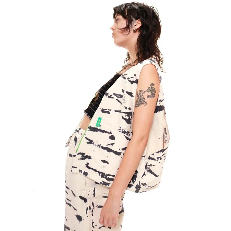 Meals Work Vest - Licorice Black/Blue Cheese Meals Work Vest - Licorice Black/Blue Cheese