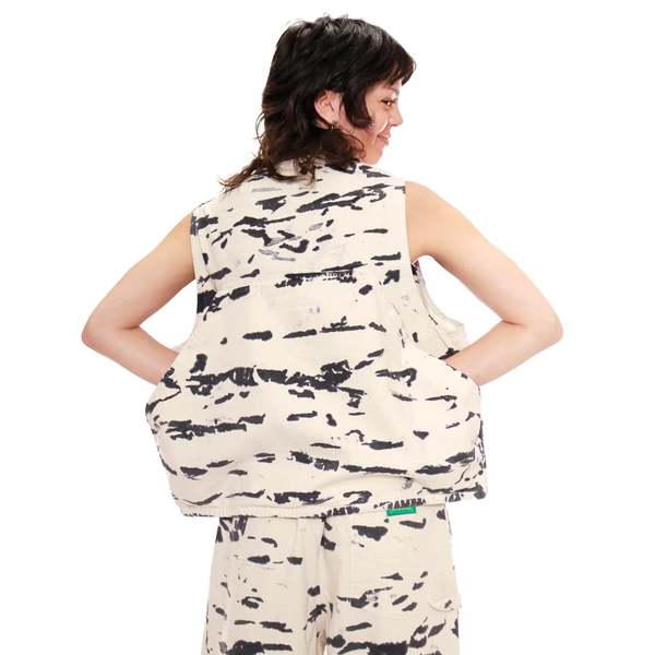 Meals Work Vest - Licorice Black/Blue Cheese Meals Work Vest - Licorice Black/Blue Cheese