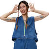 Meals Work Vest - Licorice Black/Blue Cheese - Thumbnail 14