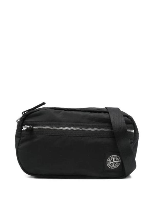Stone Island Messenger Bag - Black