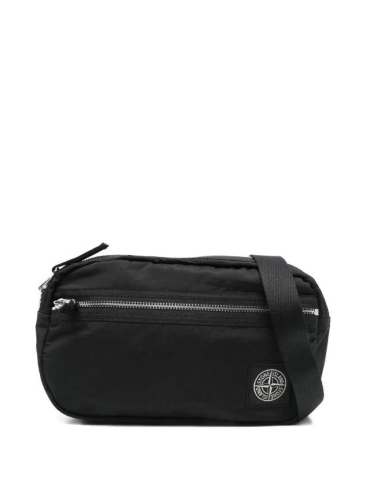 Stone Island Messenger Bag - Black - Image 1 of 5