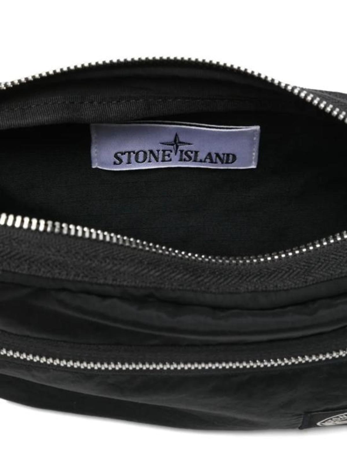 Stone Island Messenger Bag - Black - Image 5 of 5