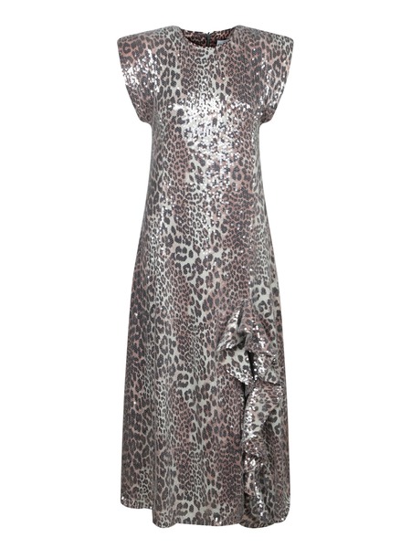 ★Ganni★ Stretch Cotton Dress Teak F7634377 F7634377SS23 Ganni Stretch Cotton Maxi - Teak | Garmentory