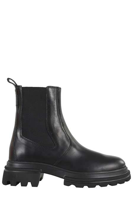 Hogan H619 Biker Boots - Black | Garmentory