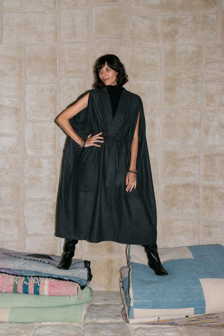Casey Casey Oliver Coat - Navy | Garmentory