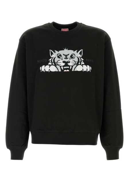 スウェット・トレーナー KENZO Men Hoodies FF55SW2624MF99J Black Kenzo Hoodie - 99J Black | Garmentory