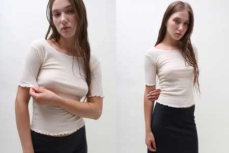 Baserange Max Top Crinkle Linen - Wuxi Blue | Garmentory