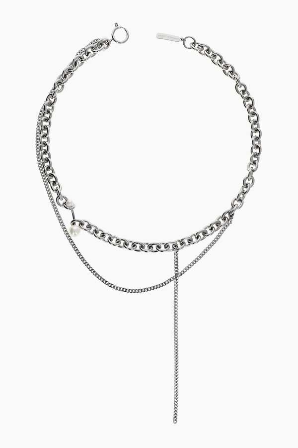 Justine Clenquet Chase Necklace - Silver | Garmentory