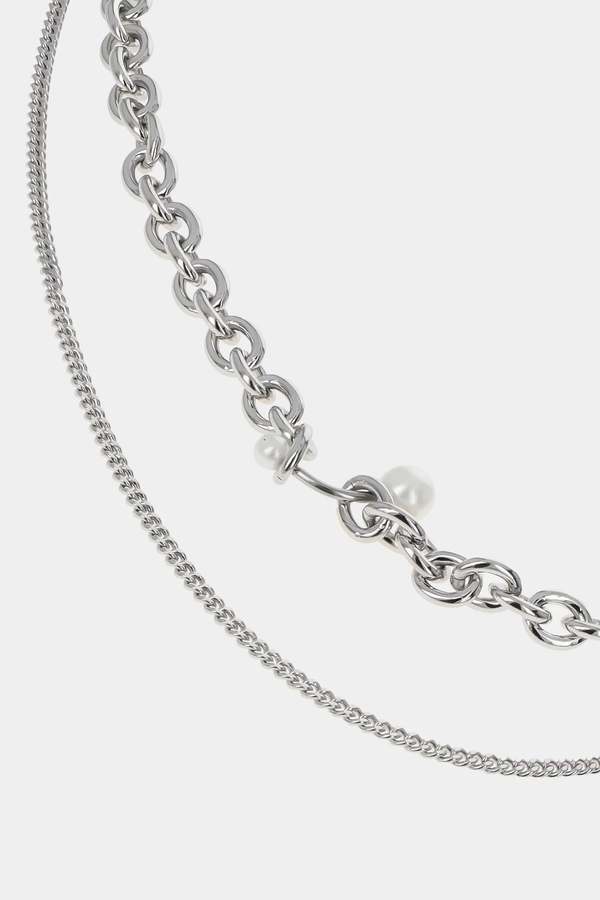 Justine Clenquet Chase Necklace - Silver | Garmentory