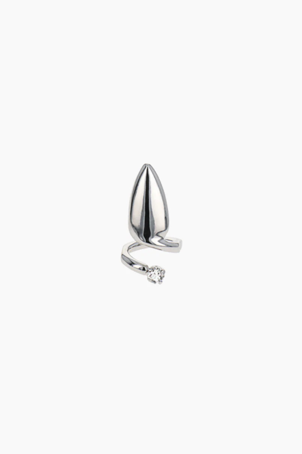 Justine Clenquet Luce Crystal Nail Ring