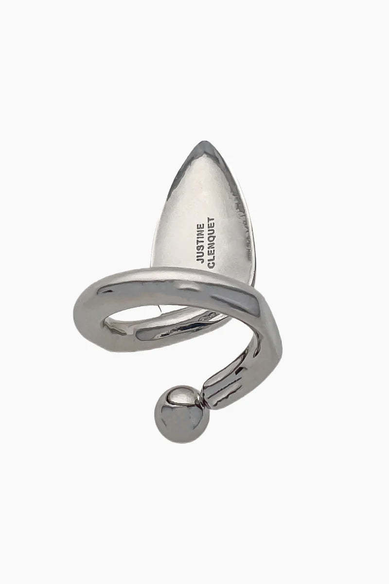 Justine Clenquet Luce Crystal Nail Ring