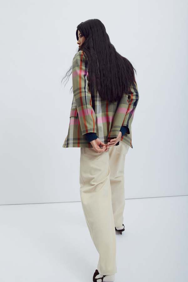 Eve Gravel Rory Blazer - Pink Tartan