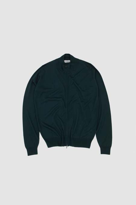 COMMON DIVISOR Vale Stand Collar Jacket - Black Denim