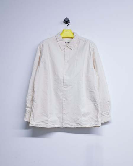 Casey Casey Henri Twill Shirt - White | Garmentory