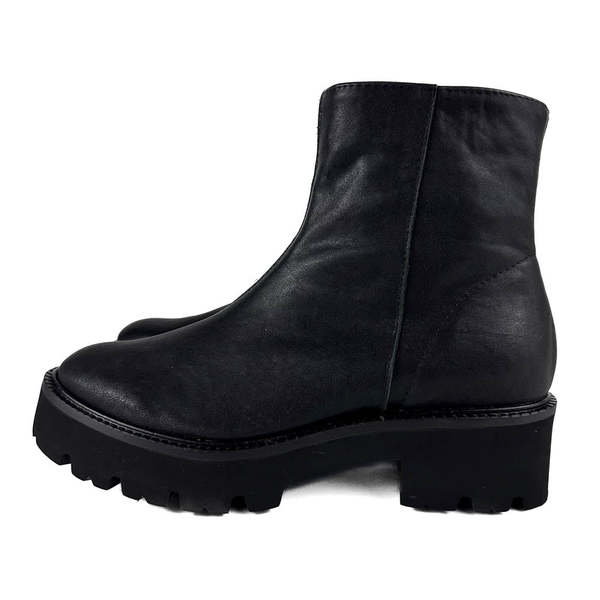 ALL BLACK Overlap Lug Boot
