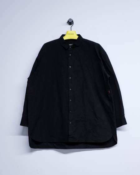 トップス casey casey HENRI SHIRT-STRIPE25 Casey Casey Henri Twill Shirt - White | Garmentory